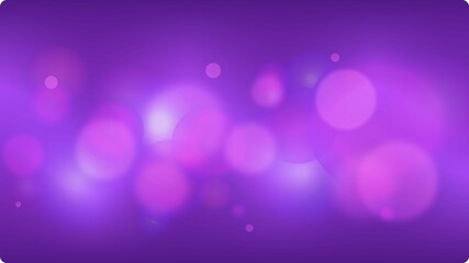 Purple bokeh light background in the dark night 