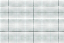 Metal Facade Panel In White, Use As A Background