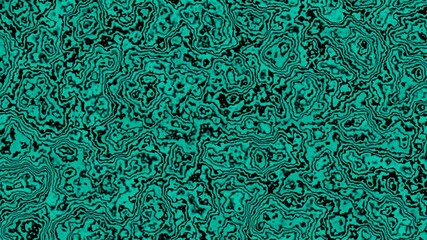 Poster - Abstract colorful biological cell division process, seamless loop. Design. Concept of microbiology science with moving shapes.