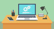 © Shalf Design - Software Update flat icon - vector illustration . update, upgrade, software, app, program, install, installation, system, laptop, computer, flat icons .