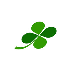 Canvas Print - clover logo icon design template vector
