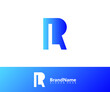 R L letter logo template, design a combination of the letters R and L into one unique and simple logo. logo for brand, initials, symbol, company. vector illustration