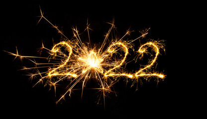 Wall Mural - Happy New Year 2022