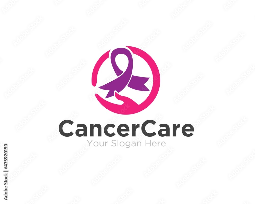 hand cancer care logo designs for medical service and clinic icon Stock  Vector | Adobe Stock, image size:1000x800