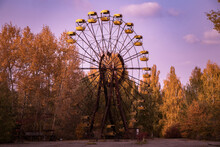 Amusement Park Of Prypiat After The Nuclear Accident In Reactor 4 Of Chernobyl In 1986