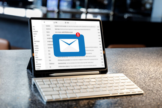 Mail Communication Connection message to mailing contacts phone Global Letters Concept