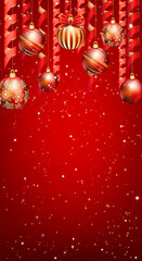 Canvas Print - Christmas　background