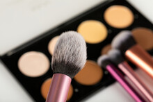 Make Up Products And Accessories Close Up