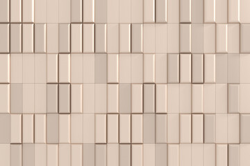 Wall Mural - modern wall design. abstract background of rectangle. 3d rendering.