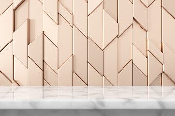 Sticker - product display design with luxury concept. 3d rendering.