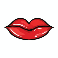 Sexy Lips Vector Illustration Design. You Can Applicated On Tshirt