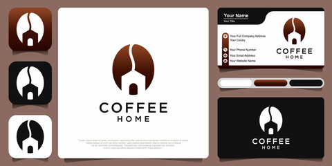 Wall Mural - Coffee house logo Design Inspiration Vector