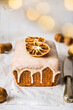 © Westend61 - Tempting orange bread cake with bokeh light