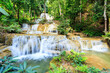 Mae Kae Waterfall is Unseen waterfall at Tham Pha Thai national park, Lampang province, jungle Thailand.