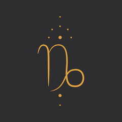 Wall Mural - signs of the zodiac symbols. magic signs in the form of tattoo dots. ideal for astrologer blog or ta