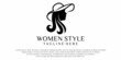 © muh - beauty women with combination hat logo design template