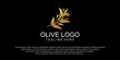 Olive logo design template