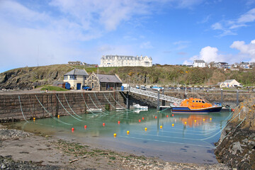 Wall Mural - Portpatrick harbour in Galloway, Scotland	