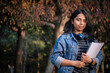 © FireFXStudio - Indian restaurant near college campus girl image