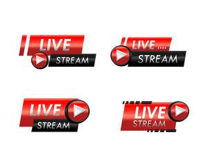 Poster - Live stream banner design collection
