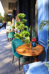  Street cafe in Yerevan, Armenia 