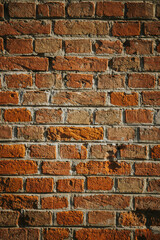 Wall Mural - Closeup of a brick wall background