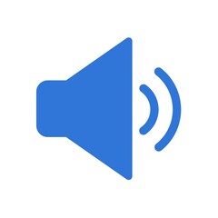 Wall Mural - Low sound speaker voice volume icon