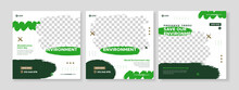 Nature Promotion Banner Social Media Pack Template Premium
