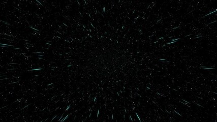 Wall Mural - 4k animated starry sky. flying in the starry sky