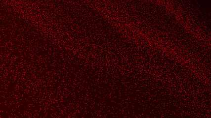 Poster - Colored music surface. Beautiful curved wave on a dark background. Digital technology background. 3D