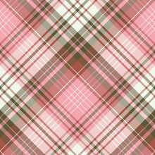 Seamless Pattern In Awesome Light And Dark Pink Colors For Plaid, Fabric, Textile, Clothes, Tablecloth And Other Things. Vector Image. 2