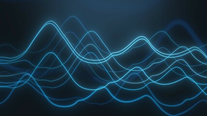 3d render abstract background with graph made of particles. Finance graph with details. Complex repeatable graphs