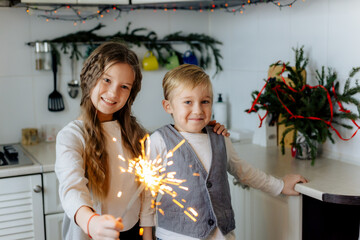 Wall Mural - family new year