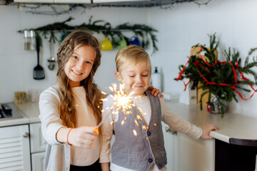 Wall Mural - family new year