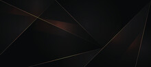 Abstract Elegant Diagonal Striped Black Background Digital Background Polygon ,gold Hexagon	

