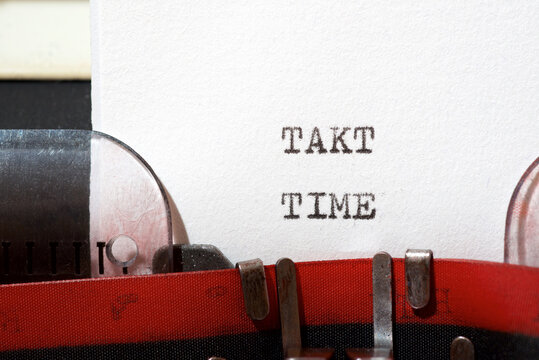 Takt time concept view