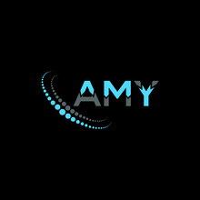 AMY Letter Logo Design On Black Background.AMY Creative Initials Letter Logo Concept.AMY Letter Design.
AMY Letter Design On Black Background.AMY Logo Vector. 