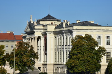 Wall Mural - historic building of town Szeged in Hungary