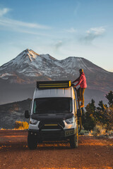 Poster - camping in the mountains