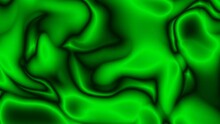 Abstract Green Smooth Liquid Motion Background, Abstract Smooth Wave Liquid Motion