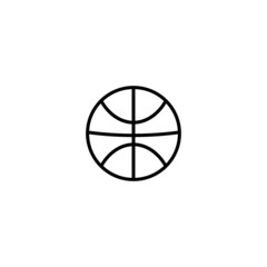 Poster - basketball icon, basketball sign, basketball symbol vector