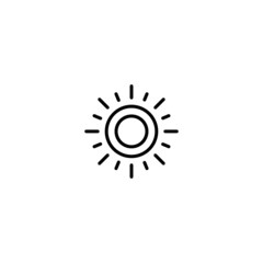 Poster - Sun icon, sun symbol vector for web