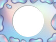 ©  Gold Power - ホログラム 背景 抽象 流体シェイプ パステルカラー	タイトルバック用デザイン