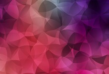Light Pink, Red Vector Polygonal Background.