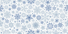 Seamless Vector Pattern. Scandinavian Christmas Illustration. Design For Greeting Card, Banner, Poster