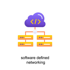 software defined networking vector Gradient Icon Design illustration. Internet of Things Symbol on White background EPS 10 File