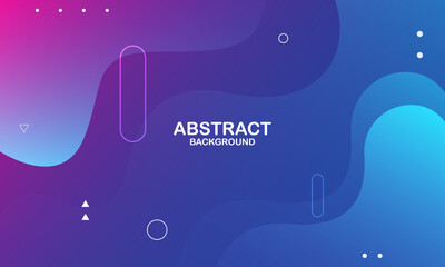 Colorful geometric background. Liquid color background design. Fluid shapes composition. Eps10 vector
