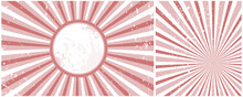 Retro Sunburst Background, Vintage Sun Retro Banner Background.