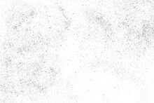 Distressed Black Texture. Dark Grainy Texture On White Background. Dust Overlay Textured. Grain Noise Particles. Rusted White Effect. Grunge Design Elements. Vector Illustration, EPS 10.