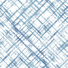 Watercolor Abstract Geometric Stripe Plaid Seamless Pattern With White Decoration Contour Line